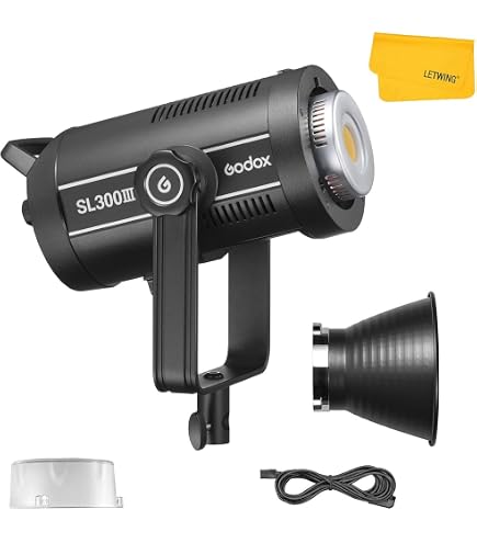 Amazon | Godox SL300III SL-300 III SL300W III LED ビデオライト